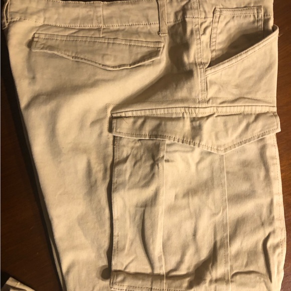 NWOT Fashion Nova Summer Games Cargo Pants - Khaki Size 42 - Picture 5 of 12